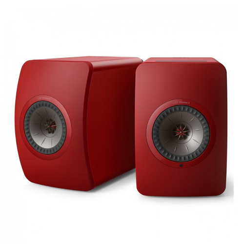 KEF LS50 Wireless II Active Hifi and Home Cinema Speaker Bookshelf Crimson Red Special Edition
