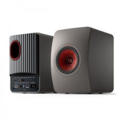 KEF LS50 Wireless II Active Hifi and Home Cinema Speaker Bookshelf Titanium Grey