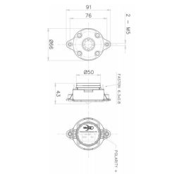 Alternative view of Faital Pro HF102 8ohm 1" 30 watt Neo Compression Driver