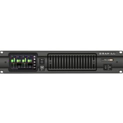 RAM AUDIO PI4-10K, 10000 Watt, 4 channel Amplifier with DSP 4 x 2500W, 4 ohm with AES3, Lean Business Audio